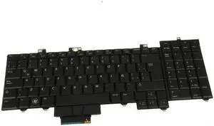 New SPANISH Dell OEM Precision M6400 Laptop Keyboard  Backlight F186F