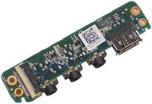 Dell OEM Studio 1457 1458  Audio Ports USB  IO Circuit Board 2R5RK