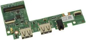 Dell OEM Inspiron 3168 USB Audio Port IO Circuit Board MH4F6
