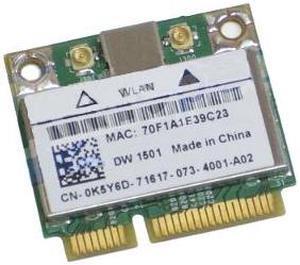 Dell OEM Wireless 1501 Draft N Wireless WiFi 802.11 a/b/g/n Wireless Card K5Y6D
