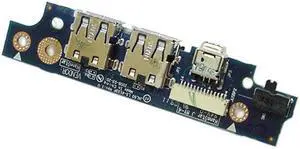 Dell OEM Vostro 1710 1720 USB and Firewire IO Circuit Board N820F
