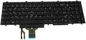 Dell Precision 3510 7510 7710 Laptop US Keyboard Black PK1313M3A00 N7CXW 0N7CXW