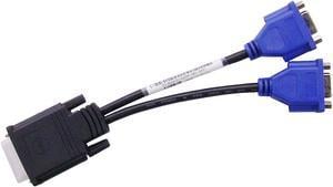 DELL G9438 9 Inch Dms59 To Dual Vga Splitter Cable