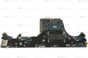 Dell Y0MPW DAP10 LA-F591P Laptop Motherboard for Precision 7530 Mobile Workstation - Intel Core i7-8850H - Integrated Graphics - DDR4