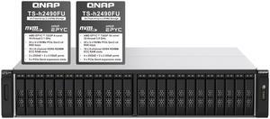 TS-h2490FU-7302P-256G-US QNAP 24-Bay all-flash NAS