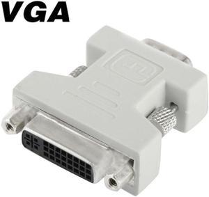 DVI Female to Male Adapter, DVI-I 24 + 5 Pin Female to VGA 15 Pin Male Converter Adapter