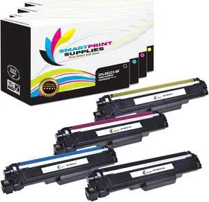 Smart Print Supplies Compatible TN223 TN-223 with Chip Toner Cartridge Replacement for Brother HL-L3210CW, MFC-L3710CW, DCP-L3510CDW Printers (Black, Cyan, Magenta, Yellow) - 4 Pack Smart Print Supplies Compatible TN223 TN-223 with Chip Toner Cartridge Replacement for Brother HL-L3210CW, MFC-L3710CW, DCP-L3510CDW Printers (Black, Cyan, Magenta, Yellow) - 4 Pack