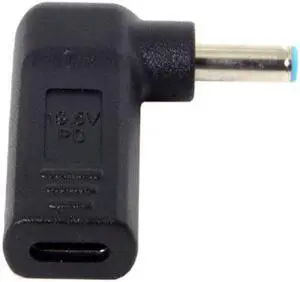 Jimier Cable USB 3.1 Type C USB-C to DC 4.5*3.0mm HP Adapter PD Emulator Trigger 90 Degree Angled