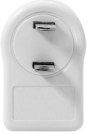 CYSM NEMA 1-15P USA Outlet Saver Power Extension Adapter 2-prong 2 Outlets 90 Degree Left Right Angled