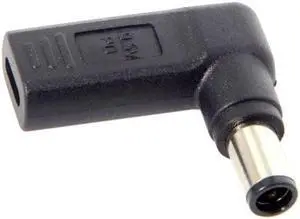 KAIBOXIXI USB 3.1 Type C USB-C to DC 7.4*5.0mm HP Adapter PD Emulator Trigger 90 Degree Angled