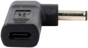 Jimier Cable USB 3.1 Type C USB-C to DC 4.5*3.0mm Dell Adapter PD Emulator Trigger 90 Degree Angled