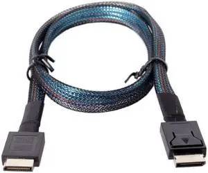 Jimier Cable OCuLink PCIe PCI-Express SFF-8611 4i to OCuLink SFF-8611 SSD Data Active Cable 50cm