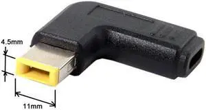 Jimier Cable USB 3.1 Type C USB-C to Rectangle 11.0*4.5mm Adapter PD Emulator Trigger for Lenovo ThinkPad X1 Carbon