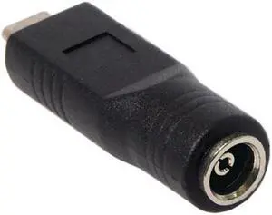 CYSM DC Jack 6.0*4.4mm Input to USB-C Type-C Power Plug Charge Adapter for Laptop Phone