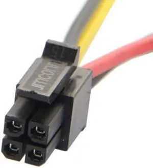 KAIBOXIXI ATX Molex Micro Fit Pitch 3.0mm 4Pin Male to Open Wire Power Adapter Cable 15cm 20AWG UL1007