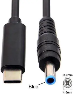 Xiwai Cable Type C USB-C Input to DC 4.5*3.0mm Power PD Charge Cable for Laptop 18-20V