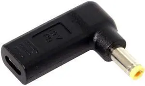 Jimier Cable USB 3.1 Type C USB-C to DC 20V 5.5 2.5mm Adapter PD Emulator Trigger 90 Degree Angled