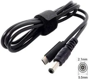 KAIBOXIXI Type C USB-C Input to DC 5.5*2.1mm Power PD Charge Cable for Laptop Notebook