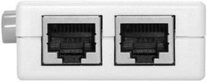 Jimier Cable UTP STP 2 in 1 out 2 Ports RJ45 LAN CAT Network Switch Selector Internal External Networking Switcher Splitter Box
