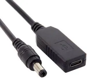 Jimier Cable USB 3.1 Type C USB-C to DC 20V 5.5 2.5mm & 2.1mm Power Plug PD Emulator Trigger Charge Cable for Laptop