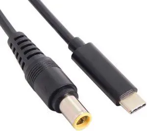 Jimier Cable Type C USB-C Input to DC 7.9*5.4mm Power PD Charge Cable for Laptop 18-20V