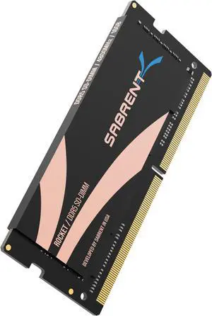 SABRENT Rocket DDR5 16GB SO-DIMM 4800MHz Memory Module for Laptop, Ultrabook, and Mini-PC (SB-DR5S-16G)