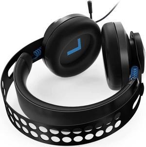 Lenovo Legion H300 Stereo Gaming Headset, Noise-Cancelling Mic, Memory Foam & PU Leather Earcups, Stainless Steel Headband, PC, PS4, Nintendo Switch, Mac, GXD0T69863, Black (Reed)