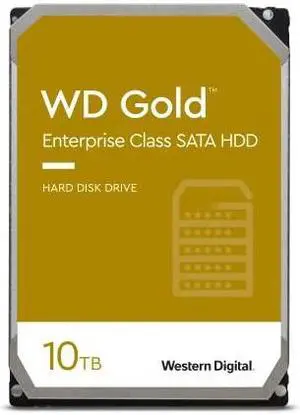 Western Digital 10TB WD Gold Enterprise Class Internal Hard Drive WD102KRYZ