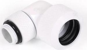 Alphacool Eiszapfen 13mm HardTube Compression Fitting 90Â° Rotatable G1/4 - White (17620)