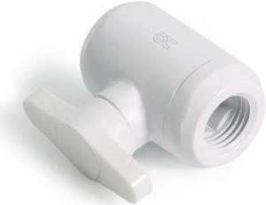 Alphacool Eiszapfen 2-Way Ball Valve G1/4 - White (17630)