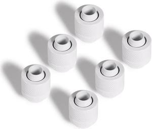 Alphacool Eiszapfen 13/10mm Compression Fitting G1/4 - White Sixpack (17624)