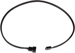 Alphacool Fan Cable 4-Pin to 4-Pin Extension - 60cm - Black (18675)