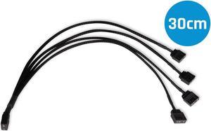 Alphacool Y-Splitter aRGB 3-Pin to 4x 3-Pin Cable - 30cm (18711)