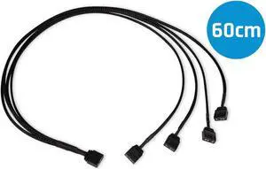 Alphacool Y-Splitter aRGB 3-Pin to 4x 3-Pin Cable - 60cm (18712)