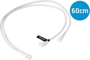 Alphacool Y-Splitter 4-Pin to 2x 4-Pin PWM Cable - 60cm - White (18724)