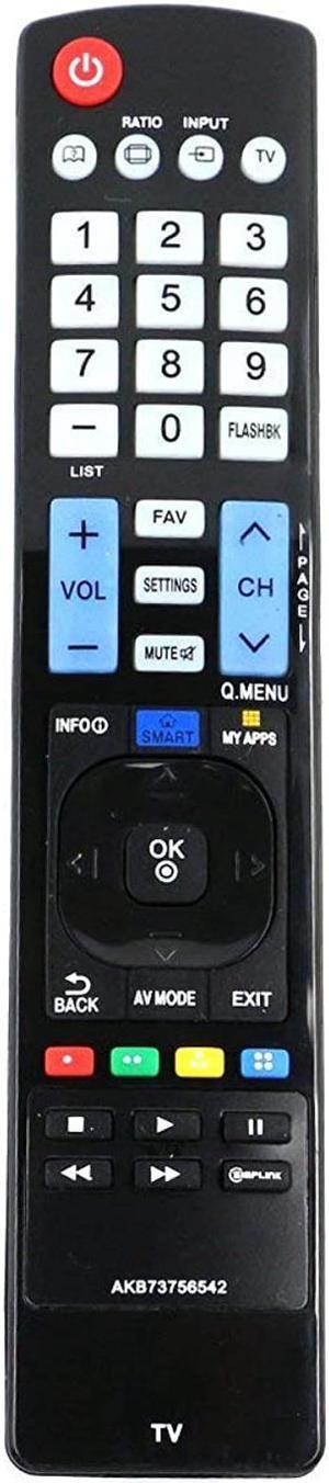 AKB73756542 Remote Compatible with LG TVs 39LN5700 39LN5700-UH 32LN5700 32LN570B 32LN5750 39LN5750 42LN5700 42LN5750 42LN5700-UH 47LN5600 47LN5700 47LN5700-UH 47LN5710 47LN5710-UI 50LN5600 50LN5700-U