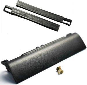 For Dell Latitude E6330 E6530 E6430 Hard Drive Caddy Cover & 7mm Rubber Rails