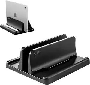 Vertical Laptop Holder, Vertical Laptop Stand With Adjustable Dock Size, Macbook Stand Made Of Premium Abs Plastic, 3 In 1 Design Space-Ng For All Cellphones, Macbooks Vertical Laptop Holder, Vertical Laptop Stand With Adjustable Dock Size, Macbook Stand Made Of Premium Abs Plastic, 3 In 1 Design Space-Ng For All Cellphones, Macbooks