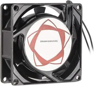 Uxcell Cooling Fan 80Mm X 80Mm X 25Mm Sf8025At Ac 220V-240V 0.07A Dual Ball Bearings