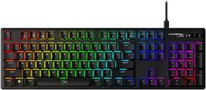 HyperX Alloy Origins - Mechanical Gaming Keyboard, Software-Controlled Light & Macro Customization, Compact Form Factor, RGB LED Backlit - Clicky HyperX Blue Switch, Full Size