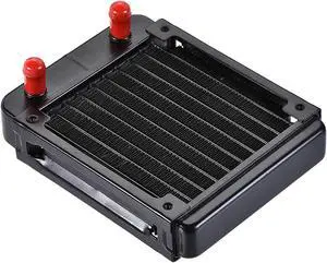 Uxcell Water Cooling Radiator For Pc Cpu 155Mm X 120Mm X 32Mm With 10 Aluminum Tubes