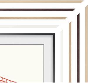 SAMSUNG 55-inch The Frame Customizable Bezel Modern Brown (VG-SCFA55BWBZA, 2021 Model)