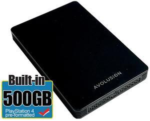 Avolusion HD250U3-Z1-PRO 500GB USB 3.0 Portable External Gaming PS4 Hard Drive