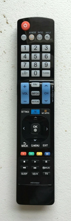 New LG Replacement TV Remote Control AKB73756567 for LG LED HDTV Smart TV New LG Replacement TV Remote Control AKB73756567 for LG LED HDTV Smart TV