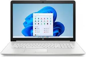H P 17Inch Fhd, I3-1115, 8Gb Ram, 256 Gb Ssd, Silver, Windows 11, 17-By4022Wm, 17-30.99 Inches