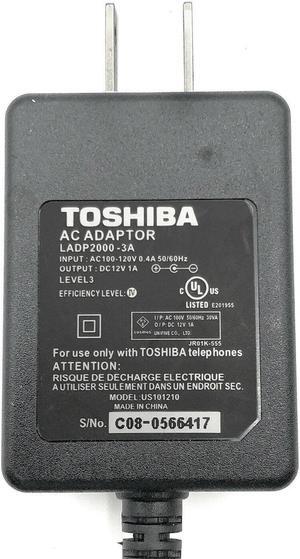 NEW Genuine Toshiba US101210 LADP2000-3A 12W 12V 1A AC Adapter