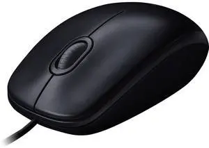Logitech M100r Wired USB Optical Mouse - Black (IL/RT6-12155-910-001601-UG)
