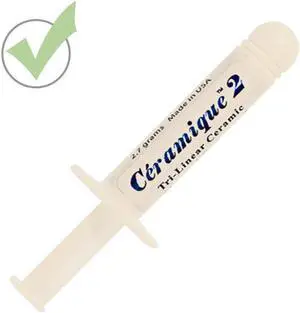 Arctic Silver Ceramique 2 Tri-Linear Ceramic Thermal Compound 2.7g gram syringe Arctic Silver Ceramique 2 Tri-Linear Ceramic Thermal Compound 2.7g gram syringe