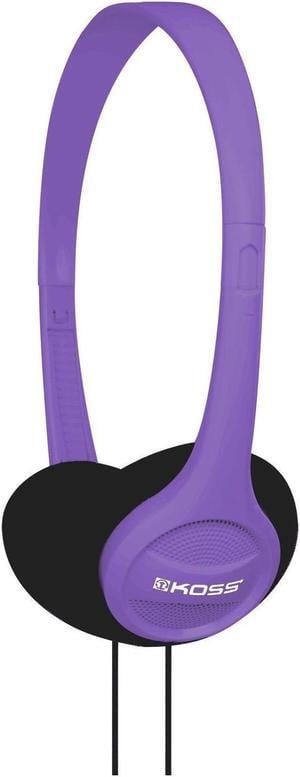 Koss KPH7V Portable On-Ear Headphone with Adjustable Headband - Violet