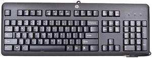 HP QY776AT#ABA Black USB Wired Standard Keyboard